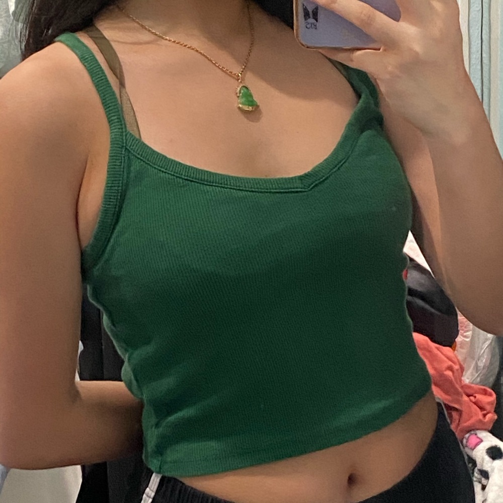 rib crop top